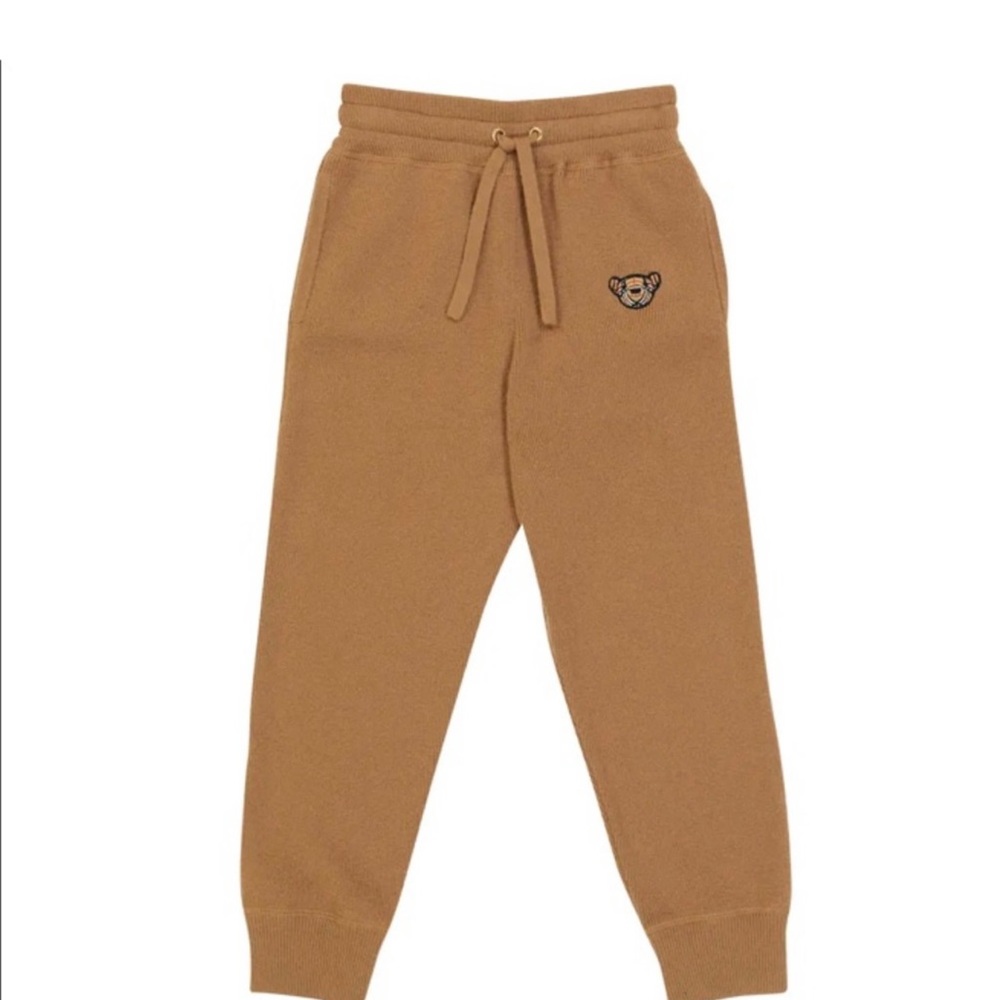 Burberry Kids Cashmere Bear Joggers Sweatpants NWT SIZE 3Y